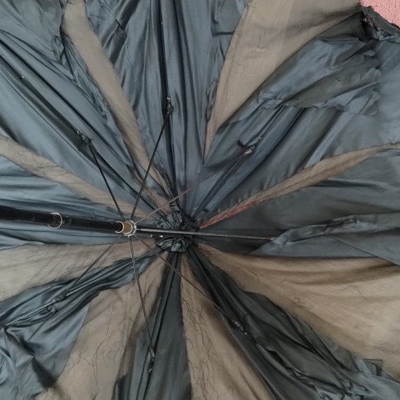 #35 COPY TRUE VICTORIAN EBONIZED SHEPHERD'S CROOK PARASOL - Picture 8 of 8